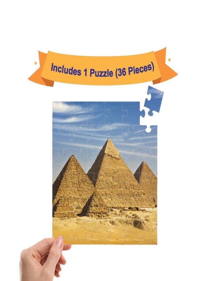 Mittimate Giza Plateau Jigsaw Puzzle Game for Kids Age 4 to 6 Old I 36 Pieces Puzzle Toy I Birthday Gift for Children - Image 3